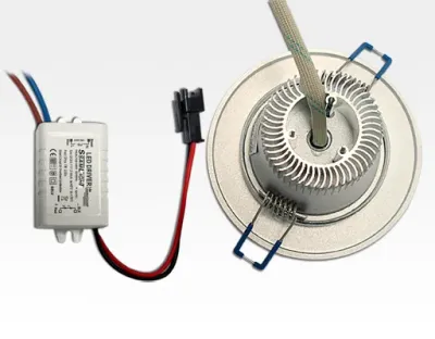 3W LED Einbau Downlight Aluminium gebürstet rund Warm Weiß / 2500-3300K 240lm 230VAC 120Grad — Bild 5