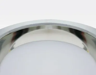 20W LED Einbau Downlight silber rund Neutral Weiß / 4000-4500K 1600lm 230VAC IP44 120Grad -Ausstellungsstück mit kleinen Schönheitsfehler — Bild 3