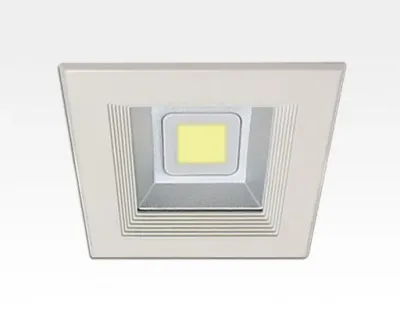 20W LED Einbau Downlight weiß quadratisch Neutral Weiß / 4000-4500K 1200lm 230VAC IP44 120Grad