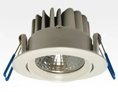 3W LED Einbau Downlight weiß rund Warm Weiß / 2700-3200K 180lm 230VAC IP44 120Grad -Ausstellungsstück mit kleinen Schönheitsfehlern — Bild 2