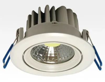 3W LED Einbau Downlight weiß rund Warm Weiß / 2700-3200K 180lm 230VAC IP44 120Grad -Ausstellungsstück mit kleinen Schönheitsfehlern