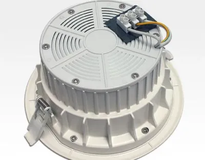 8W LED Einbau Downlight weiß rund Warm Weiß / 2700-3200K 480lm 230VAC IP44 120Grad — Bild 3