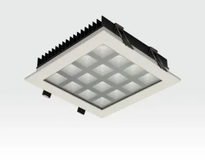 16W LED Einbau Downlight weiß quadratisch Warm Weiß / 2700-3200K 1040lm 230VAC IP40 120Grad — Bild 2