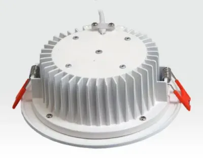 12W LED Einbau Downlight weiß rund Warm Weiss / 2700-3200K 840lm 230VAC IP44 120Grad — Bild 3