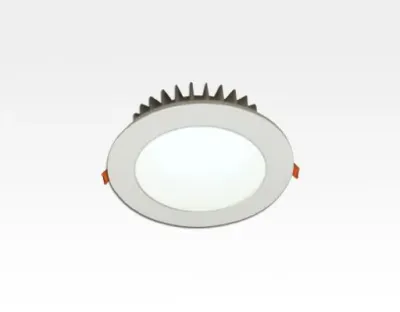 12W LED Einbau Downlight weiß rund Warm Weiss / 2700-3200K 840lm 230VAC IP44 120Grad