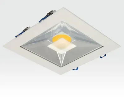 15W LED Einbau Downlight weiß quadratisch Warm Weiß / 2700-3200K 975lm 230VAC IP40 120Grad — Bild 2