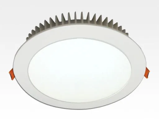 24W LED Einbau Downlight weiß rund Warm Weiss / 2700-3200K 2160lm 230VAC IP44 120Grad