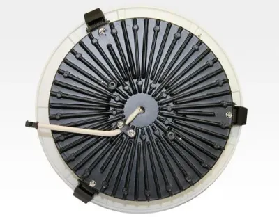 30W LED Einbau Downlight weiß rund dimmbar Warm Weiss / 2700-3200K 2100lm 230VAC IP40 120Grad -Ausstellungsstück mit kleinen Schönheitsfehler — Bild 4