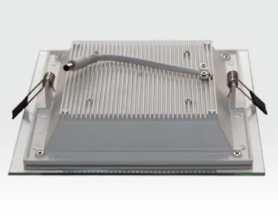 16W LED Einbau Downlight weiß quadratisch Warm Weiß / 2700-3200K 1040lm 230VAC IP40 120Grad -Ausstellungsstück mit kleinen Schönheitsfehler — Bild 3