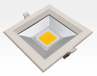 30W LED Einbau Downlight weiß quadratisch Warm Weiß / 2700-3200K 1960lm 230VAC IP40 120Grad — Bild 2