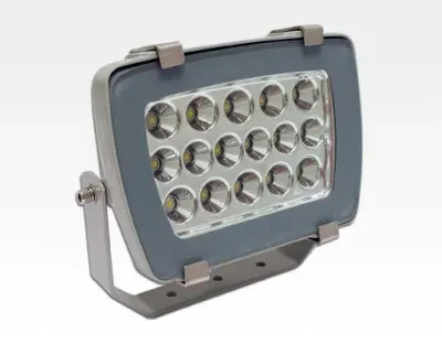 16W LED Strahler Neutral Weiss 1280lm 60Grad / 4000-4500K IP65 230VAC 210x175x115mm