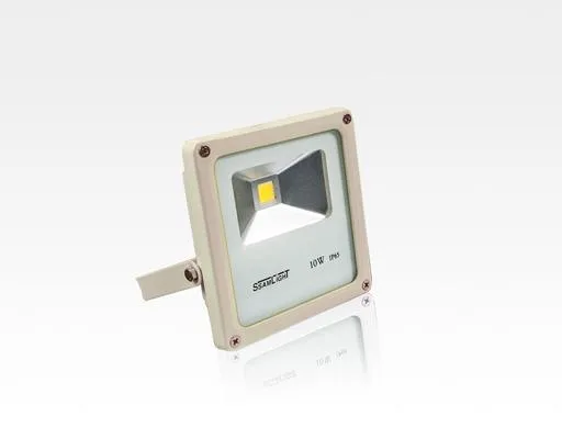 10W LED Strahler Tageslicht Weiß 120Grad Reinweiß / 5000-5500 K 615lm IP65 230VAC