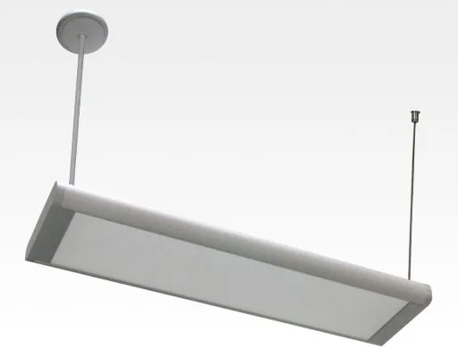 20W LED Lichtbalken Silber abhängend 120Grad Neutral Weiß / 4000-4500K 1640lm 230VAC L614mm