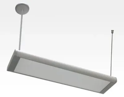 20W LED Lichtbalken Silber abhängend 120Grad Neutral Weiß / 4000-4500K 1640lm 230VAC L614mm