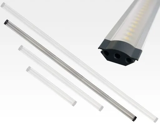 8,5W LED Lichtleiste 80cm 520lm Warm Weiß / 12VDC 100Grad -Ausstellungsstück mit kleinen Schönheitsfehler