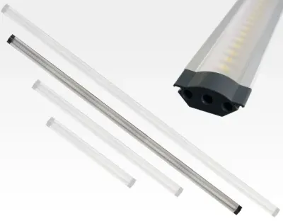 8,5W LED Lichtleiste 80cm 520lm Warm Weiß / 12VDC 100Grad -Ausstellungsstück mit kleinen Schönheitsfehler