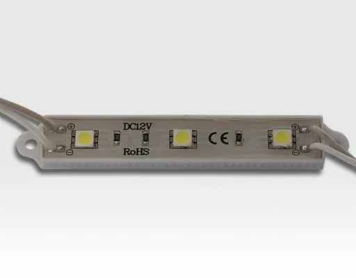 57,6W LED Kette mit 80 Modulen Tageslicht Weiss 115Grad / 5500-6500K 12VDC 48lm/Modul IP65