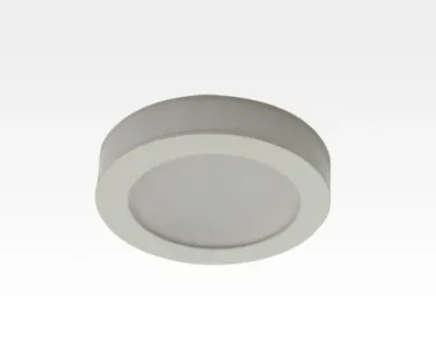 2,5W LED Möbelleuchte weiß 160lm Neutral Weiß 120Grad / 12VDC Aufbau D70 / Einbau LM66