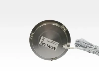 2,5W LED Möbelleuchte silber 140lm Warm Weiß 120Grad / 12VDC Aufbau D70 / Einbau LM66 — Bild 5