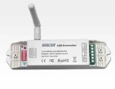 3 Kanal Wireless Receiver für RGB / für 5-24VDC, max. 5A x 3CH — Bild 3