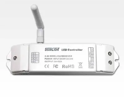 3 Kanal Wireless Receiver für RGB / für 5-24VDC, max. 5A x 3CH — Bild 4