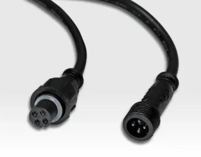 RGB-Anschlusskabel IP67 4-polig für LTSPSC-RGB Serie / Länge 3m mit 5 Easy Stecker