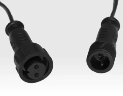 2m Anschlusskabel IP67 Easy Stecker 2-polig / female to male für LTSPSC/RLSC-Serie — Bild 2
