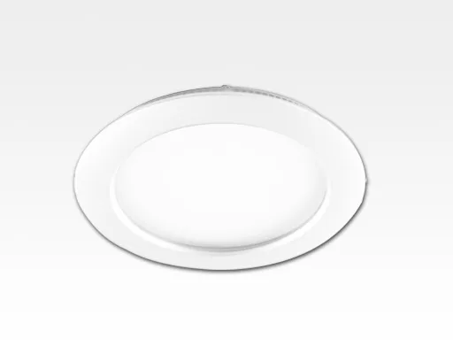 6W LED Paneel weiss rund Warm Weiss dimmbar / D120mm 230VAC
