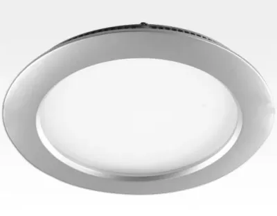 18W LED Paneel silber rund Warm Weiss dimmbar / D225mm 230VAC