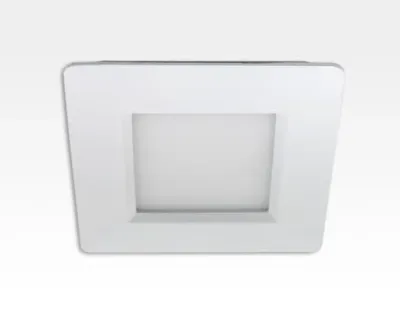5W LED Paneel weiss quadratisch Warm Weiss dimmbar 350lm 120Grad / 2700-3200K 110x110mm 230VAC