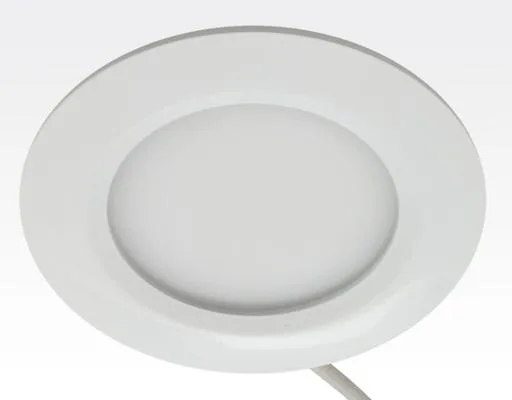 7W LED Paneel weiss WW DxH 120x14 dimmbar 400lm 120Grad / 2700-3200K 230VAC