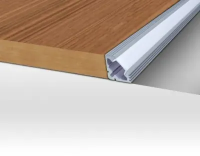 Aluminium Eck-Profil 1 m / für LED Lichtbänder max. 10x4,5mm — Bild 2