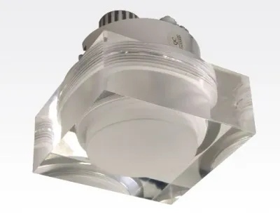 1W LED Einbau Downlight quadratisch dimmbar Warm Weiß / 2700-3200K 90lm 230VAC IP44 110Grad — Bild 2