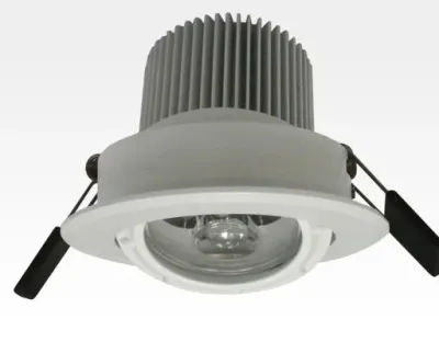 7W LED Fokus Einbauspot weiß rund Neutral Weiß / 4000K 450lm 230VAC 12-38Grad -Ausstellungsstück mit kleinen Schönheitsfehlern — Bild 3