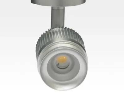 4W LED Fokus Mini Spot mit Halterung silber rund Neutral Weiß / 4000K 220lm 230VAC 21-71Grad -Ausstellungsstück mit kleinen Schönheitsfehler — Bild 2