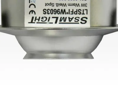 5W LED Fokus Einbauspot silber rund Warm Weiß / 3000K 310lm 230VAC 16-39Grad -Ausstellungsstück mit kleinen Schönheitsfehler — Bild 3