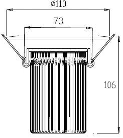 15W LED Einbau Leuchte weiß Neutral Weiß / IP44 230VAC — Bild 6