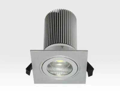 13W LED Einbau Leuchte silber Neutral Weiß / IP44 230VAC
