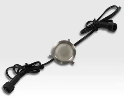 0,23W LED Outdoor Mini-Design Einbau Leuchte rund Warm Weiß / 10lm IP67 Easy Stecker 12VDC — Bild 5