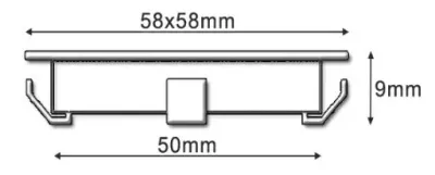 0,56W LED Outdoor Mini-Design Einbau Leuchte quadr. Warm Weiß / 5lm IP67 Easy Stecker 12VDC — Bild 7