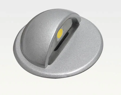 0,23W LED Outdoor Mini-Design Einbau Leuchte rund Warm Weiß / 9lm IP67 Easy Stecker 12VDC