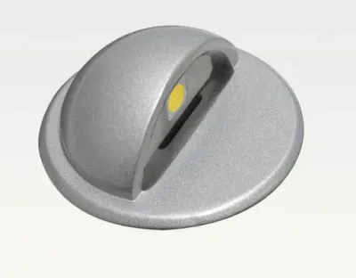 0,23W LED Outdoor Mini-Design Einbau Leuchte rund Warm Weiß / 9lm IP67 Easy Stecker 12VDC -Ausstellungsstück mit kleinen Schönheitsfehler