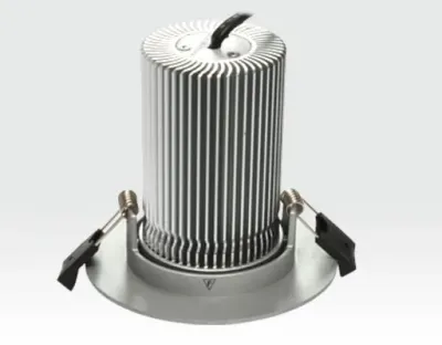 15W LED Einbau Leuchte silber Warm Weiß / IP44 230VAC — Bild 3