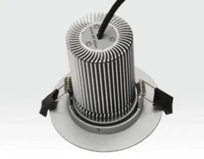 15W LED Einbau Leuchte silber Warm Weiß dimmbar / 650lm IP44 230VAC — Bild 3