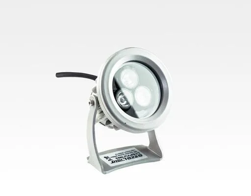 3W LED Strahler rund Neutral Weiß / 4000-4500K 240lm 230VAC IP65 60Grad