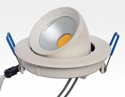20W LED Einbau Spotleuchte weiß rund Neutral Weiß / 4000-4500K 1300lm 230VAC IP40 90Grad — Bild 3