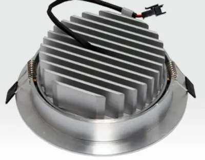12W LED Einbau Spotleuchte silber rund Warm Weiß / 2700-3200K 780lm 230VAC IP40 120Grad — Bild 3