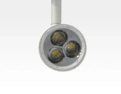 8W LED Fokus Mini 3-Phasen Schienen Leuchte 10-33Grad weiß / NeutralWeiß 4000K 450lm 230VAC — Bild 2