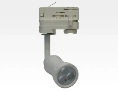 8W LED Fokus Mini 3-Phasen Schienen Leuchte 10-33Grad weiß / WarmWeiß 3000K 450lm 230VAC