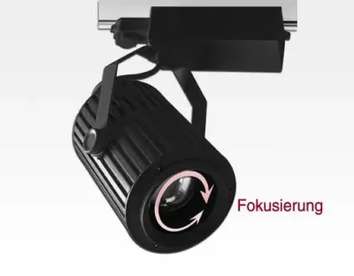60W LED 3-Phasen Schienen Leuchte 24-60Grad einstellbar / schwarz Neutral Weiss 5600lm 230VAC